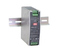MEAN WELL Convertitore DC-DC tipo guida DIN 240W da 16,8 a 33,6 VDC Ingresso 48V 5A Uscita