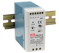 MEAN WELL DRA-40-12 Alimentatore per guida DIN 12 V/DC 3.34 A 40.08 W Num. usc