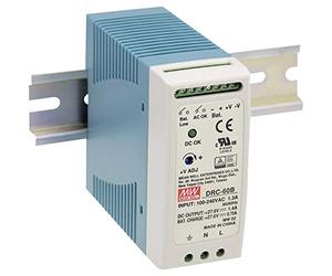 Mean Well DRC-60A - Alimentatore di rete per guida DIN 13,8 V/DC 2,8 A, 59 W, 2 x