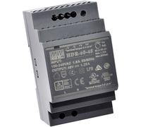 Mean Well HDR-60-5 HDR PSU 5V 6.5A 32.5W din Ferroviario Plastica Alloggiamento