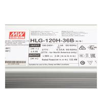 Mean Well HLG-120 IP65 Alu-SNT SNT IP67 122W 36V/3,4A CV+CC Dimmabile
