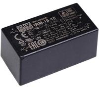 Mean Well IRM-15-15 Alimentatore Switching 15W 15VDC 1A Modulo Impuls