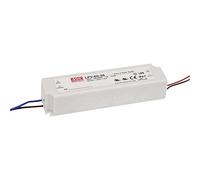 Mean Well LPV-60-24 - Trasformatore a LED, tensione costante, 60 W, 0-2,5 A, 24 V/DC, non dimmerabile, protezione da sovraccarico