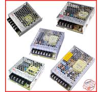 Mean Well LRS Alimentatore Led Power Supply 5 12 15 24 48 V Trasformatore Strip