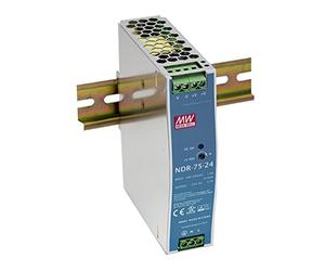 MEAN WELL MW NDR-75-24 24V 3.2A Alimentatori su guida DIN