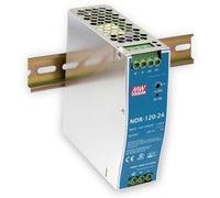 MW NDR-120-24 - Alimentatore a commutazione, guida, 120 W, 24 V, 5 A