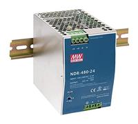 Mean Well NDR-480-24 AC-DC singola uscita DIN Rail alimentazione