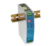 MEAN WELL NDR-75-24 din Ferroviario Alimentazione Elettrica 75.6W 24V