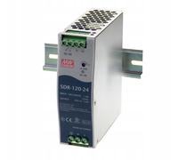 Mean Well SDR-120-24 120W 24V 5A Alimentatore Da Montaggio Su Binario DIN