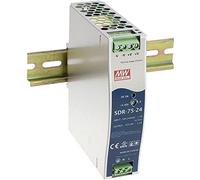 MEAN WELL SDR-75-24 - Alimentatore per binari DIN-RAIL da 75 W, 24 V, 3,2 A