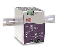 Mean Well TDR-480-24 Alimentatore Switching Da Montaggio Su Din, 3 Fasi, 24V 20A