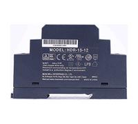 MEAN WELL Ultra Slim Step-Shape 1SU DIN Rail Alimentatore, 12V 1.25A 15W - HDR-15-12