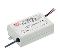 MEAN WELL Well APC-35-350 - Driver LED a corrente costante, 35 W, 0,35 A, 28-100 V/DC, non dimmerabile, protezione da sovraccarico