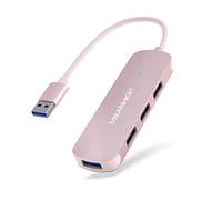MEANHIGH USB Hub 4-Port per Laptop USB 3.0, USB 2.0 Multiple USB Port Expander Dongle per MacBook, Surface Pro, XPS, PC, Flash Drive, Mobile HDD