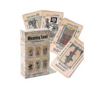 Meaning Tarot Card with Meaning On Them Beginner Tarot Keyword Antiqued Tarot Deck Learn Tarot 78 Cards