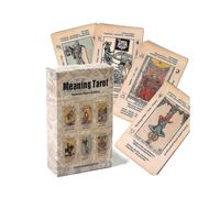 Meaning Tarot Card with Meaning On Them Beginner Tarot Keyword Antiqued Tarot Deck Learn Tarot 78 Cards