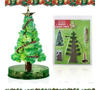 Meanju Albero di Natale magico, Magic Growing Christmas Tree, albero di carta magica, albero di cristallo fai da te, mini albero di Natale regalo per ragazzi e ragazze (albero di Natale)