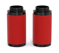 MEANLIN MEASURE Kit di 2 cartucce di ricambio per sistema di essiccazione dell'aria di grado industriale, 0,01 micron, filtro per acqua sedimenti da 3,7 x 7,5 cm, per uso industriale a 3 e 4 stadi