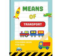 Means of Transport Coloring Book