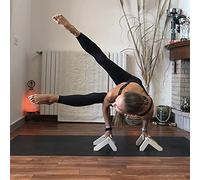 Meanswood Maniglie per Flessioni in Legno - Parallele Basse Calisthenics Professionali per Push Up, Allenamento a Corpo Libero e Barre Flessioni