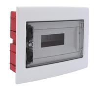 MeanWell centralino da incasso 12 moduli con portello fumé e telaio estraibile,