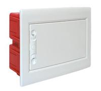 MeanWell centralino da incasso con portello cieco e telaio estraibile, 8