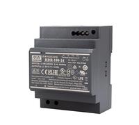 MW HDR-100-24 - Alimentatore switching, guida DIN, 91,92 W 24 V, 3,83 A