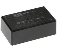 MeanWell MPM-45-12 - Alimentatore di rete AC/DC, 12 V/DC 45 W