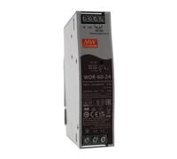 MeanWell WDR-60-24 Alimentatore Slim DIN Rail 60W 24V 2,5A Input