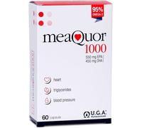 Meaquor 1000 (60 Capsule) Omega 3 IFOS 5 Stelle Certificato - Omega3 1000Mg EPA