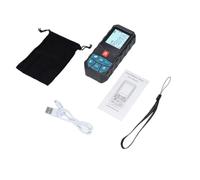Measure, Distance Meter Angle Measuring Instrument Area Distance Volume Pythagorean Measurement Backlit LCD Screen Measuring Unit (100M)