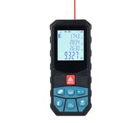 Measure, Distance Meter Angle Measuring Instrument Area Distance Volume Pythagorean Measurement Backlit LCD Screen Measuring Unit (50M)