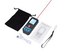 Measure, Distance Meter Angle Measuring Instrument Area Distance Volume Pythagorean Measurement Backlit LCD Screen Measuring Unit (70M)