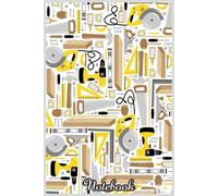 Measure Twice, Cut Once Journal: This 6" x 9" notebook features 110 lined pages, making it the ideal companion for note-taking, list-making, and everyday use.