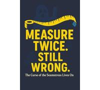 Measure Twice Still Wrong - Funny Seamstress Curse Notebook | 120 Page Lined Notebook: A hilarious sewing-themed journal for dressmakers, crafters, and haunted measuring tape victims