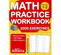 Measurement Workbook For Grades 1-2 With Answers Key: Measurement Practice Problems For 1st and 2nd Grade | Measurement Worksheets For Kids Ages 6-8 ( 2000 Exercises )