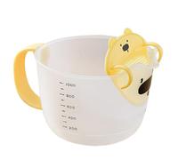 Measuring Cups Baking - Cartoon Style Graduated Container | Food Grade Egg Beater Cup with Filter | Heat Resistant Kitchen Utensil Set for Pub Restaurant Cafe