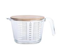 Measuring Jug - Measuring Jug Set | Pouring Lids, Transparent Liquid Measures Cup, Baking Measures Cups | Glass Egg Scale Microwave Safe Kitchen Tools For Liquid Meal Prepping Stirring Food Home Apart