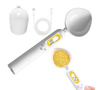 Measuring Spoons Set, Rechargeable LCD Display Scale, 0.1-500g High Precision Gram Spoons, Kitchen Baking And Meal Prep Tool, Multi Functional Food Measuring Gadget, For Baking Meal Prep Food Formula