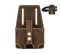 Measuring Tape Holder - Tape Measure Holder | Tape Measuring Belt Holder, Leather Tape Measure Tape Measure Tool Tapes Holder Holster Pouch Attach To Belt For Carpenters Electricians