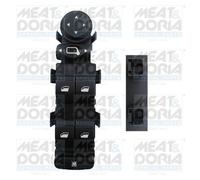 Interruttore alzacristalli anteriore Sx nero 26021 MEAT & DORIA per CITROËN C4 I