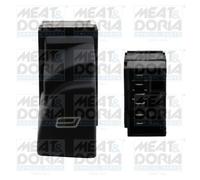 Interruttore alzacristalli anteriore Sx nero 26026 MEAT & DORIA per FIAT