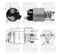 Interruttore solenoide, avviamento MEAT & DORIA 46101