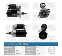MEAT&DORIA 5010332 Motorino Avviamento Audi A4 (8K5), A5 (8T3),