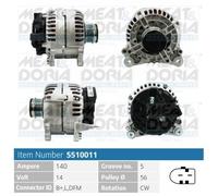 MEAT & DORIA 5510011 Alternatore per AUDI,SKODA,VW