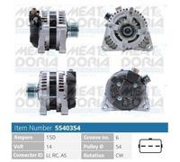 MEAT&DORIA 5540354 Alternatore Ford C-Max 07> 150 Ah.
