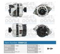 MEAT & DORIA 5560122 Alternatore per OPEL,VAUXHALL