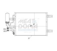 MEAT & DORIA 991083 Condensatore Climatizzatore per Opel Meriva
