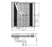 MEAT & DORIA 997107 Evaporatore, Climatizzatore per AUDI,CUPRA,SEAT,SKODA,VW