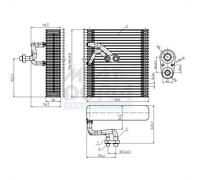 MEAT & DORIA 997118 Evaporatore, Climatizzatore per CHEVROLET,OPEL,SAAB